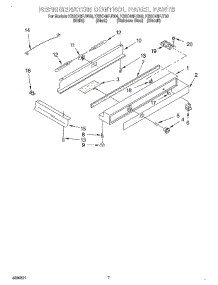 05 - Refrigerator Control Panel parts for Kitchenaid Refrigerator KSSC48FJB00 from AppliancePartsPros.com