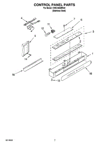 05 - Control Panel Parts parts for Kitchenaid Refrigerator KSSC48QMS02 from AppliancePartsPros.com