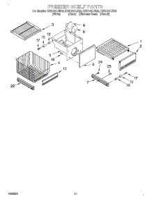 08 - Freezer Shelf parts for Kitchenaid Refrigerator KSSC42FJW00 from AppliancePartsPros.com