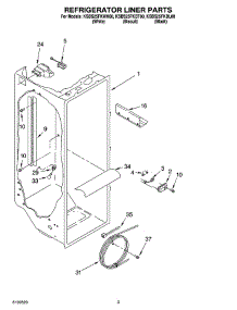 02 - Refrigerator Liner Parts parts for Kitchenaid Refrigerator KSBS25FKWH00 from AppliancePartsPros.com