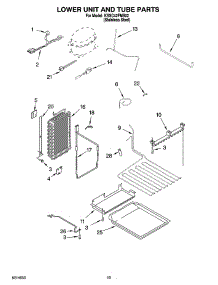 12 - Lower Unit And Tube Parts parts for Kitchenaid Refrigerator KSSC42FMS02 from AppliancePartsPros.com