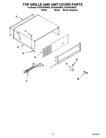 06 - Top Grille And Unit Cover Parts parts for Kitchenaid Refrigerator KSSS48QMW02 from AppliancePartsPros.com