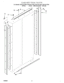 02 - Cabinet Trim parts for Kitchenaid Refrigerator KSSC42FJB00 from AppliancePartsPros.com
