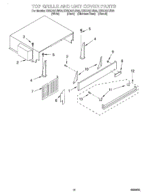 09 - Top Grille And Unit Cover parts for Kitchenaid Refrigerator KSSC42FJB00 from AppliancePartsPros.com