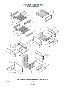 10 - Freezer Shelf parts for Kitchenaid Refrigerator KSRF42DTX01 from AppliancePartsPros.com