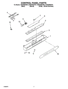05 - Control Panel Parts parts for Kitchenaid Refrigerator KSSS48QKT01 from AppliancePartsPros.com