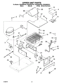 13 - Upper Unit Parts parts for Kitchenaid Refrigerator KSSS48QKT01 from AppliancePartsPros.com