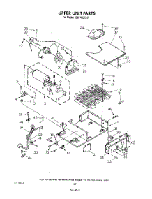 14 - Upper Unit parts for Kitchenaid Refrigerator KSRF42DTX01 from AppliancePartsPros.com