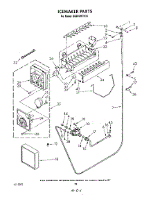 17 - Ice Maker parts for Kitchenaid Refrigerator KSRF42DTX01 from AppliancePartsPros.com