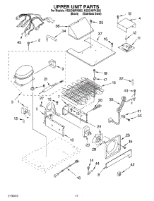 11 - Upper Unit Parts parts for Kitchenaid Refrigerator KSSC48FKB02 from AppliancePartsPros.com