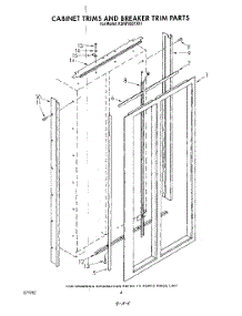 03 - Cabinet Trims And Breaker Trim parts for Kitchenaid Refrigerator KSRF36DTX01 from AppliancePartsPros.com