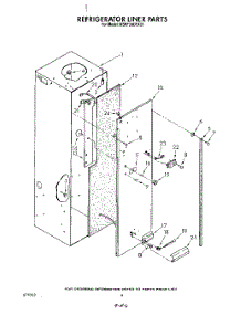 04 - Refrigerator Liner parts for Kitchenaid Refrigerator KSRF36DTX01 from AppliancePartsPros.com