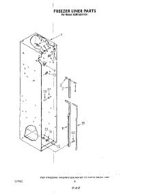 05 - Freezer Liner parts for Kitchenaid Refrigerator KSRF36DTX01 from AppliancePartsPros.com