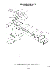06 - Ice Container parts for Kitchenaid Refrigerator KSRF36DTX01 from AppliancePartsPros.com