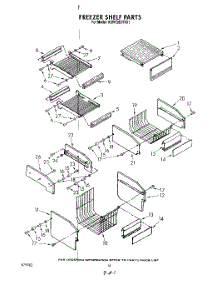 10 - Freezer Shelf parts for Kitchenaid Refrigerator KSRF36DTX01 from AppliancePartsPros.com