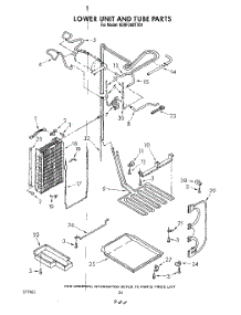 15 - Lower Unit parts for Kitchenaid Refrigerator KSRF36DTX01 from AppliancePartsPros.com