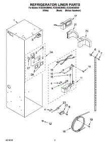 04 - Refrigerator Liner Parts parts for Kitchenaid Refrigerator KSSS48QMB02 from AppliancePartsPros.com