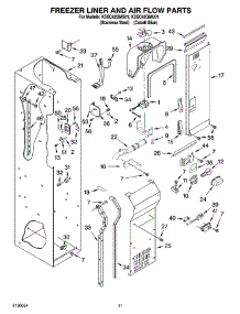 08 - Freezer Liner And Air Flow Parts parts for Kitchenaid Refrigerator KSSC42QMS01 from AppliancePartsPros.com