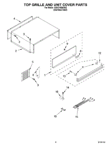 06 - Top Grille And Unit Cover Parts parts for Kitchenaid Refrigerator KSSC48QKS02 from AppliancePartsPros.com