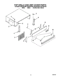 09 - Top Grille And Unit Cover parts for Kitchenaid Refrigerator KSSC36FJS00 from AppliancePartsPros.com