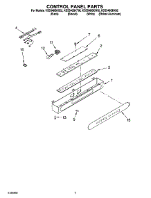05 - Control Panel Parts parts for Kitchenaid Refrigerator KSSS48QKT02 from AppliancePartsPros.com
