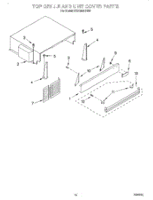 09 - Top Grille And Unit Cover parts for Kitchenaid Refrigerator KSSC36MFS05 from AppliancePartsPros.com