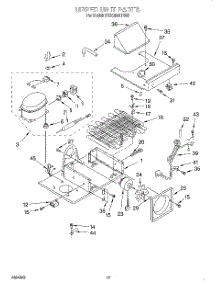 12 - Upper Unit parts for Kitchenaid Refrigerator KSSC36MFS05 from AppliancePartsPros.com