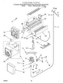 15 - Ice Maker, Optional parts for Kitchenaid Refrigerator KSSC42FJT00 from AppliancePartsPros.com