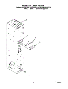 03 - Freezer Liner parts for Kitchenaid Refrigerator KSSC36FJB00 from AppliancePartsPros.com