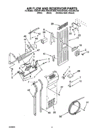 14 - Airflow And Reservoir parts for Kitchenaid Refrigerator KSSC36FJB00 from AppliancePartsPros.com