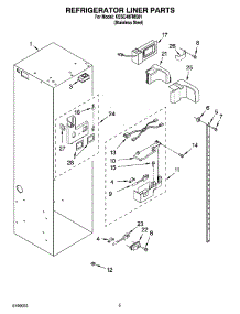 04 - Refrigerator Liner Parts parts for Kitchenaid Refrigerator KSSC48FMS01 from AppliancePartsPros.com