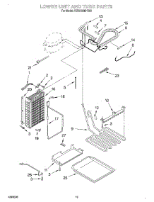 13 - Lower Unit And Tube parts for Kitchenaid Refrigerator KSSC42MHS00 from AppliancePartsPros.com