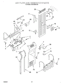 14 - Air Flow And Reservoir parts for Kitchenaid Refrigerator KSSC42MHS00 from AppliancePartsPros.com