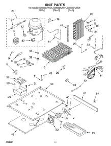 09 - Unit parts for Kitchenaid Refrigerator KSBS25FJBL01 from AppliancePartsPros.com