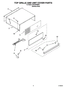 06 - Top Grille And Unit Cover Parts parts for Kitchenaid Refrigerator KSSC48FMS01 from AppliancePartsPros.com
