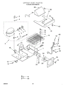 09 - Upper Unit parts for Kitchenaid Refrigerator KBRC36MHS01 from AppliancePartsPros.com