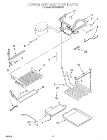 10 - Lower Unit And Tube parts for Kitchenaid Refrigerator KBRC36MHS01 from AppliancePartsPros.com