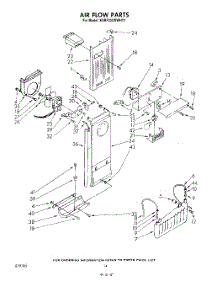 08 - Air Flow parts for Kitchenaid Refrigerator KSRF22DSWHY1 from AppliancePartsPros.com