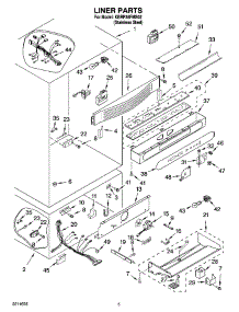04 - Liner Parts parts for Kitchenaid Refrigerator KBRP36FMS02 from AppliancePartsPros.com