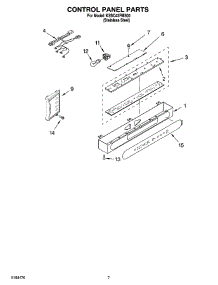 05 - Control Panel Parts parts for Kitchenaid Refrigerator KSSC42FMS00 from AppliancePartsPros.com