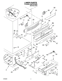 04 - Liner Parts parts for Kitchenaid Refrigerator KBRC36FMS00 from AppliancePartsPros.com