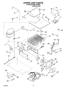 08 - Upper Unit Parts parts for Kitchenaid Refrigerator KBRC36FMS00 from AppliancePartsPros.com