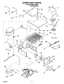 11 - Upper Unit Parts parts for Kitchenaid Refrigerator KSSC42FMS00 from AppliancePartsPros.com