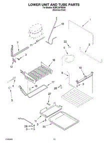 09 - Lower Unit And Tube Parts parts for Kitchenaid Refrigerator KBRC36FMS00 from AppliancePartsPros.com