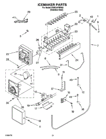 13 - Icemaker Parts parts for Kitchenaid Refrigerator KSSC42FMS00 from AppliancePartsPros.com
