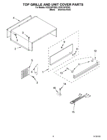 06 - Top Grille And Unit Cover Parts parts for Kitchenaid Refrigerator KSSC36FKB02 from AppliancePartsPros.com
