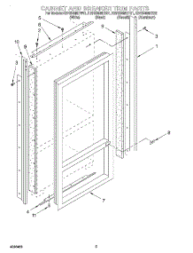 02 - Cabinet And Breaker Trim parts for Kitchenaid Refrigerator KBRS36MHT01 from AppliancePartsPros.com