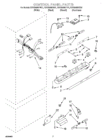05 - Control Panel parts for Kitchenaid Refrigerator KBRS36MHT01 from AppliancePartsPros.com