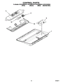 10 - Control Parts parts for Kitchenaid Refrigerator KSCS25INSS00 from AppliancePartsPros.com