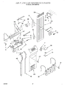 14 - Air Flow And Reservoir parts for Kitchenaid Refrigerator KSSC48MFS05 from AppliancePartsPros.com